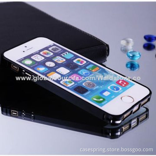 Ultra-thin Aluminum Alloy Bumper Cases for iPhone, Metal Bumper, Compact Design